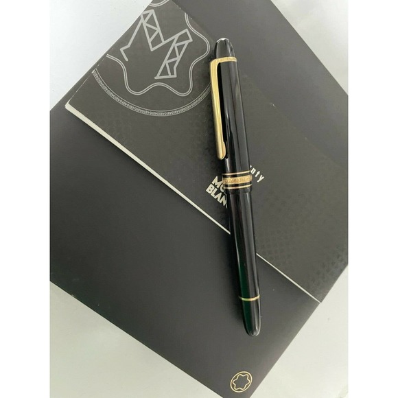 MONT BLANC Meisterstück 14K 4810 New In Box Montblanc Fountain Pen Fancy Pen - Picture 9 of 12